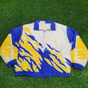 Vintage 90s Hartwell-Sports Windbreaker Jacket XL 27x27 Blue